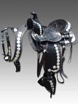SILVER WESTERN SADDLE WS-54 SILVER WESTERN SADDLE WS-54