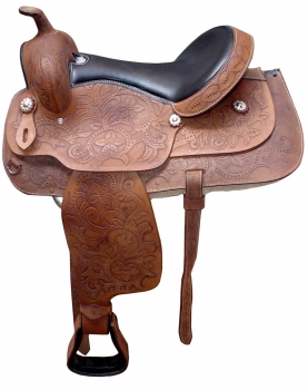 Carved Western Saddle Ws-43 Carved Western Saddle Ws-43