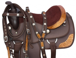 Synthetic western saddle STS-15 Synthetic western saddle STS-15