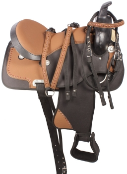 Synthetic western saddle STS-02 Synthetic western saddle STS-02